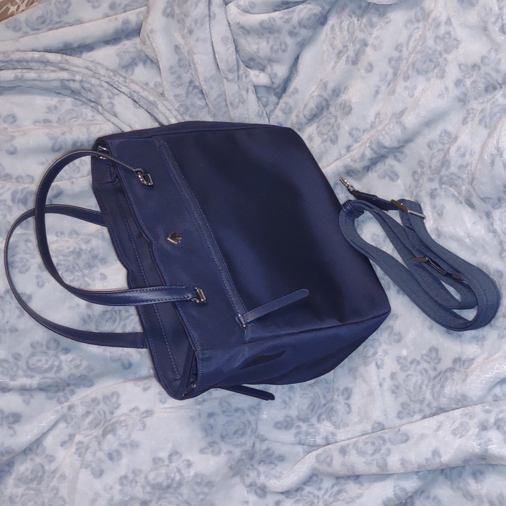 Kate Spade satchel bag in midnight w removable strap. Literally used 1 X!